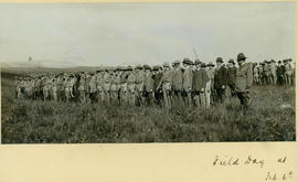 Johannesburg, 6 February 1915. Railway officers at a field day at Canada Junction during World Wa...