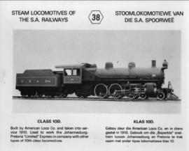 SAR postcard series No 38: SAR Class 10D.
