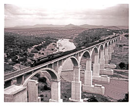 Colenso district, 1957. Bridge over Tugela River.