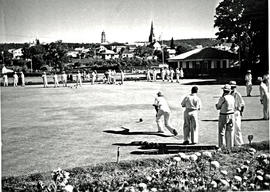 Grahamstown, 1950. Bowling.