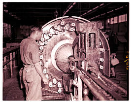 "Uitenhage, 1948. Interior of Goodyear Tyre Company."