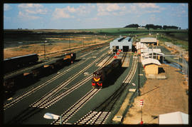 Ermelo, 1975. Diesel locomotive depot.