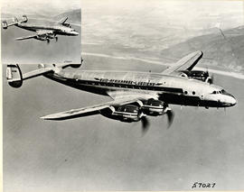 SAA Lockheed Constellation ZS-DBR 'Cape Town/Kaapstad'. See N57027. Note: The original is a Lockh...