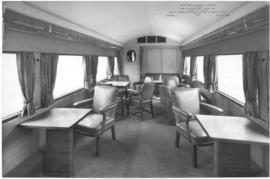 SAR type B-3 Blue Train lounge car interior.