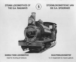 SAR postcard series No 5: Ten CGR 1st Class tender engines were converted to saddle tank locomoti...