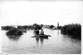 Upington, 1923. Orange River flood damage.