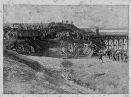 Standerton. Bridge damaged during Anglo-Boer War.