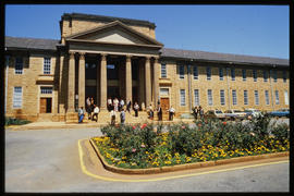 Johannesburg, 1985. Entrance to SAR Training College at Esselen Park. [D Dannhauser]