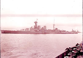 Battleship 'HMS Hood'.