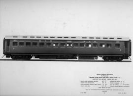 SAR type E-16 2nd class all steel main line steel coach no 8872.