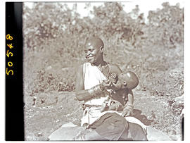 Northern Transvaal, 1946. Bavenda woman with baby.