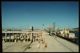 Durban. Durban Harbour container terminal.