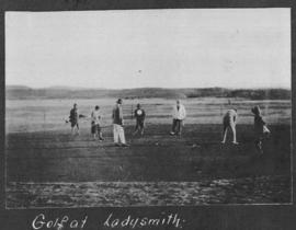 Ladysmith, circa 1925. Golfing. (Album on Natal electrification)