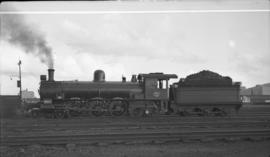 Cape Town. SAR Class 5A 'Karoo' No 721 at Paarden Eiland shed.