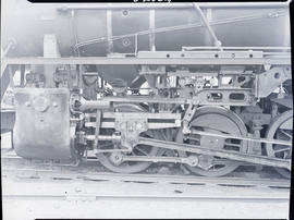 Cape Town, 1947. SAR Class S1, built at Salt River, valve gear details.