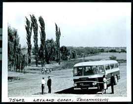 "Johannesburg, 1965. SAR Leyland Royal Tiger MT16308 motor coach."