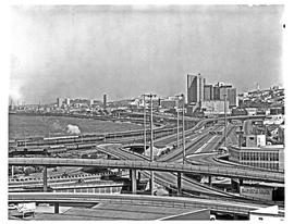 Port Elizabeth, 1972. Freeway system.