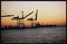 Port Elizabeth, July 1978. Iron ore loading berth in Port Elizabeth Harbour. [Jan Hoek]