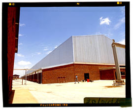 Bapsfontein, December 1982. New electric locomotive shed at Sentrarand. [T Robberts]