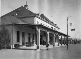 Windhoek, South-West Africa, 1914/15. Railway station. (EH King Papers. King served in the Union ...