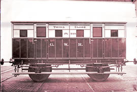 England. GWR third class coach No 840.