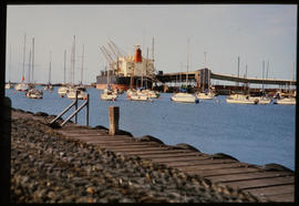 Port Elizabeth, August 1985. Small craft in Port Elizabeth Harbour. [D Dannhauser]