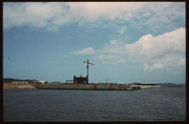 Richards Bay, November 1975. Coal terminal in Richards Bay Harbour. [D Dannhauser]