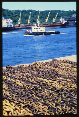 Durban, July 1989. Durban Harbour.