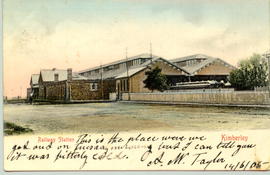 Kimberley, 14 June 1906. Railway station.