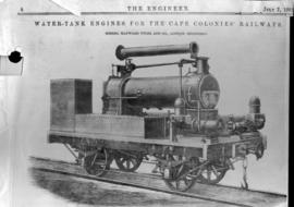 July 1882. Water-tank engines for the Cape Colonies Railways. The Engineer, July 1882.