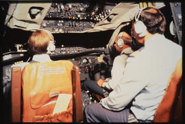 Aircraft cockpit.