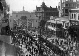 Cape Town. Parade of returning troops from World War One.