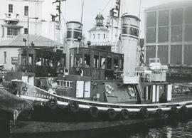 Cape Town. Tug 'SG Stephens' in Table Bay Harbour.