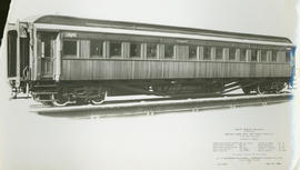 
Side view of SAR second class main line coach Type E-13 No 1806 with 'Balfour North' on the dest...