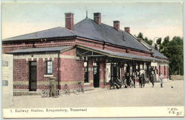 Krugersdorp. Railway station.