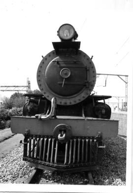 Springs, 15 January 1974. Unveiling of SAR Class 10 No 744 as national monument at railway station.