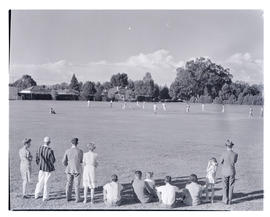 "Kroonstad, 1946. Cricket."