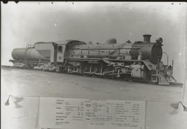 
SAR Class 19D No 3323 built by North British Loco Co with torpedo tender.
