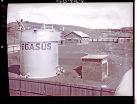Ladysmith, 1931. Pegasus tank at fuel depot.