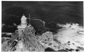 Cape Point. Lighthouse on rocky outcrop.