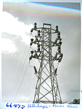 "Uitenhage, 1957. Power line pylon."