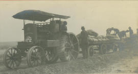 Tractor with load.
