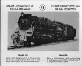 SAR postcard series No 48: SAR Class 16E.