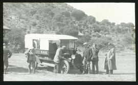 SAR Reo truck No 113 under repair.