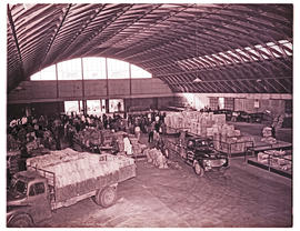 Springs, 1954. Market building interior.