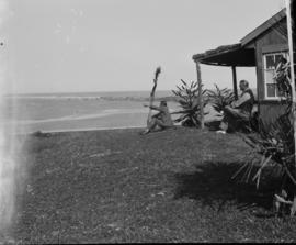 Richards Bay, 1935. Overlooking the bay from holiday huts.