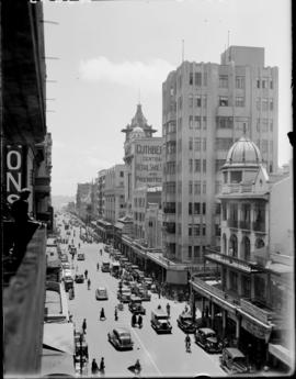 Johannesburg, 1935. Street scene.