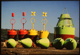 Harbour buoys.