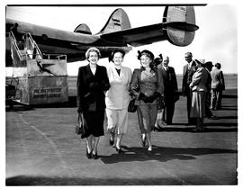 Johannesburg, August 1950. Palmietfontein Airport. Christening of SAA Lockheed Constellation ZS-D...