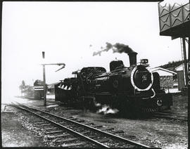 Port Elizabeth, 1977. SAR locomotive Apple Express at Humewood Road station